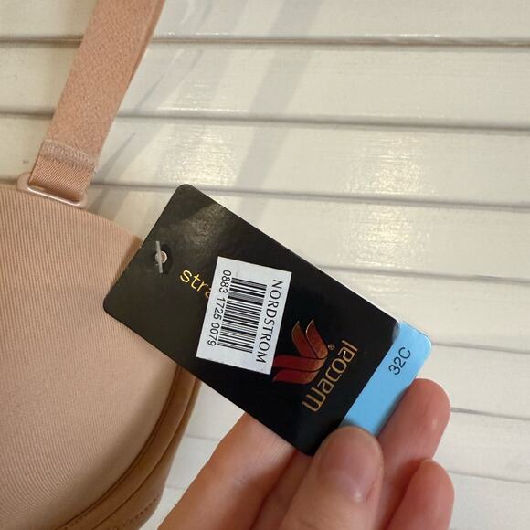 NWT NEW Wacoal Nude Bra with Underwire 32C - Picture 3 of 5